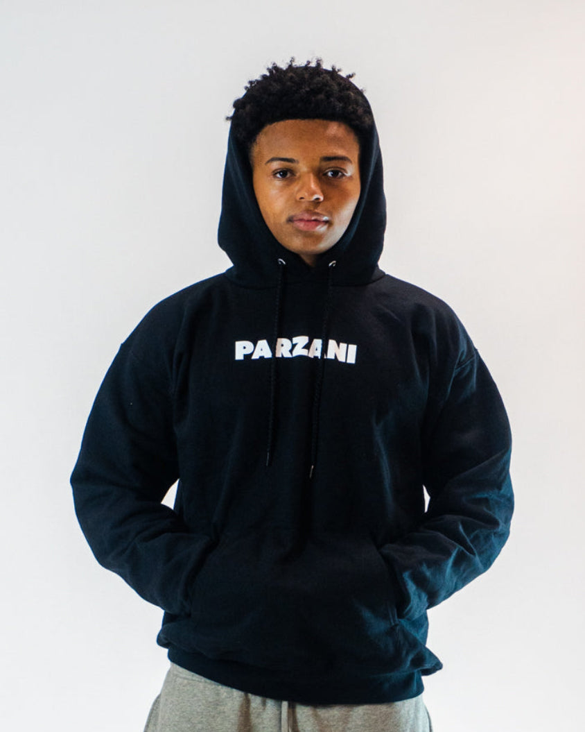 WHITE BACK HOODIE