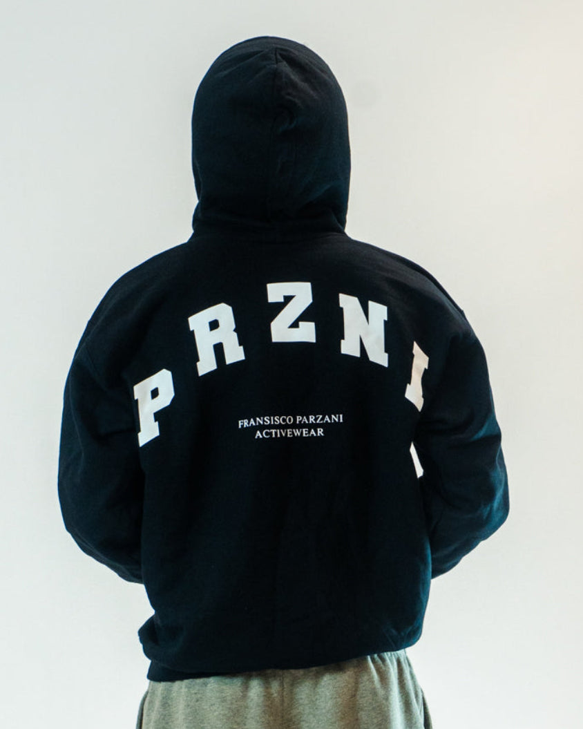 WHITE BACK HOODIE
